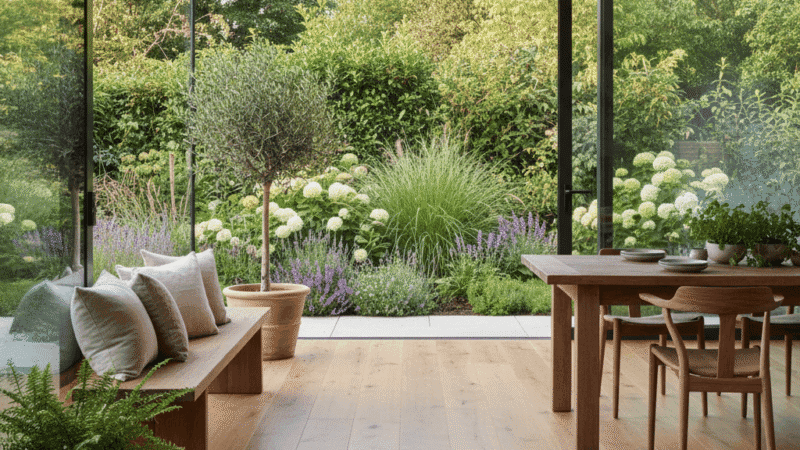 Integrate Your Garden with Interior Hardwood Style